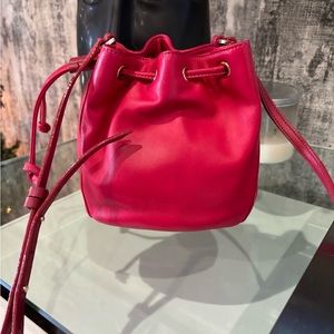 EUC Cole Haan Genuine Leather Bucket Bag